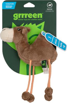 Show full view: Grrreen Whale Kicker Plush Cat Toy with Catnip, Blue, Small + Camel Plush Cat Toy with Catnip, Brown, Small slide 6 of 9