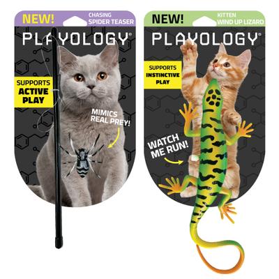 Show full view: Playology Spider Teaser Cat Toy + Crawfish Cat Toy with Catnip, 2 count slide 1 of 9