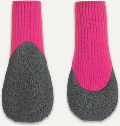 GOO-EEZ Lites Dog Boots, Fuschia/Grey, Medium