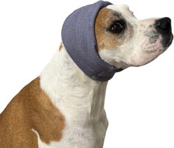 Labra Calming Noise Protection Dog Ear Headband, Purple, Medium