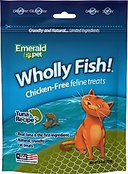 Emerald Pet Wholly Fish! Tuna Recipe Cat Treats, 3-oz bag slide 1 of 8