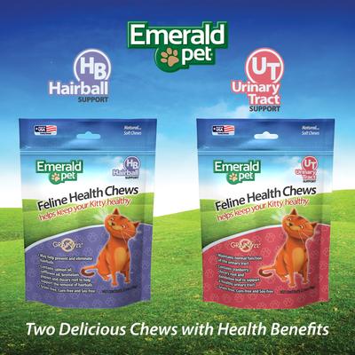 Show full view: Emerald Pet Hairball Support Grain-Free Cat Soft Chews, 2.5-oz bag slide 7 of 10