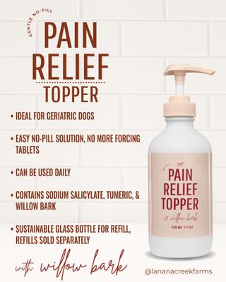Show full view: Lanana Creek Farms Pain Relief Liquid Food Topper for Dogs, 7.7-fl oz bottle slide 5 of 7