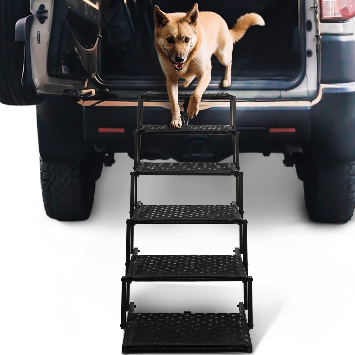Heeyoo Foldable Dog Car Stairs