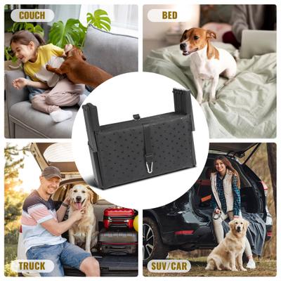 Show full view: Heeyoo Foldable Dog Car Stairs, Black, 5 steps slide 5 of 9