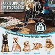 Show in main carousel: Heeyoo Extra Wide Foldable Dog Car Stairs, Silver, 6 steps slide 6 of 8