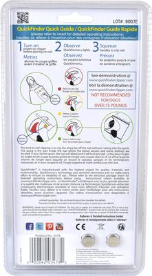 Show full view: Miracle Care Quickfinder Dog Clippers, Medium/Large, Blue slide 5 of 8