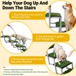 Show in main carousel: Niubya Extra Wide Foldable Dog Car Stairs, Silver, 5 steps slide 7 of 7