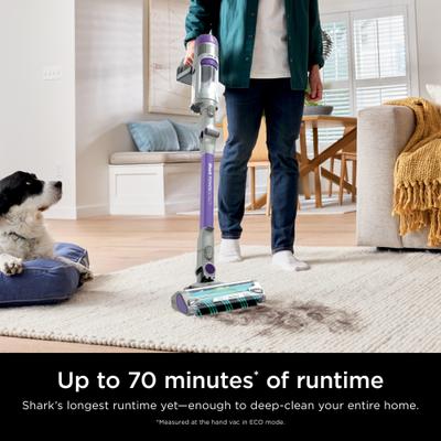 Show full view: Shark PowerDetect IP1251 Cordless Stick Vacuum, Grey & Purple slide 8 of 9