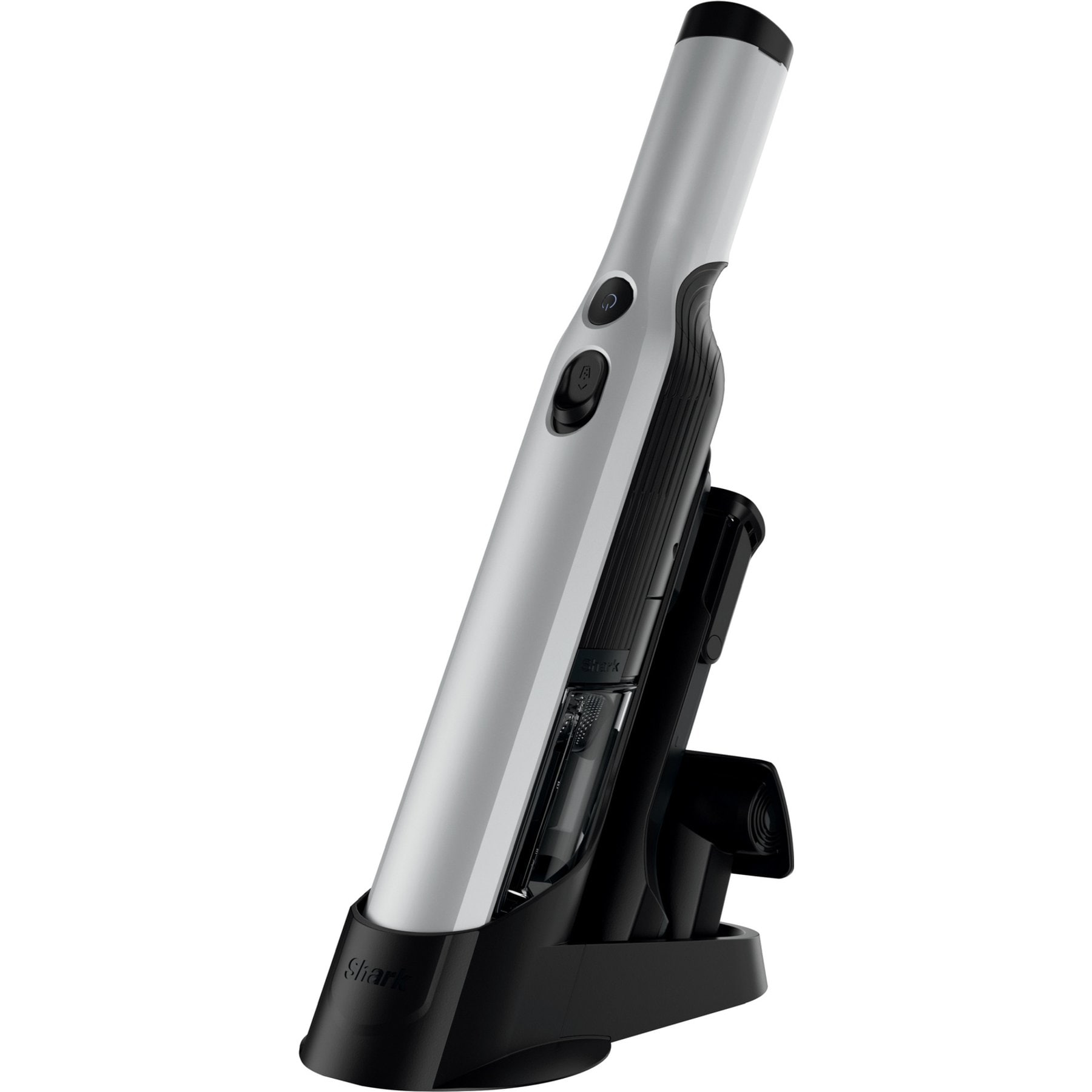 Shark WANDVAC WV201WH Lightweight Cordless Hand Vacuum with Charging Dock & FurFins Tool, Silver