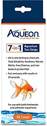 Aqueon 7-in-1 Aquarium Test Strips, 50 count