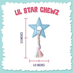 Snugarooz Lil Star Chew Dog Chew Toy, Blue slide 2 of 3