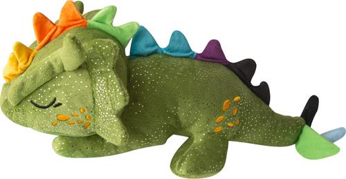 Show full view: Snugarooz Drowsy the Dragon Squeaky Dog Plush Toy, Green slide 2 of 5