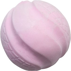 Snugarooz Sky Bounce Ballz Dog Chew Toy, Pink