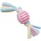 Show in main carousel: Snugarooz Snuggle Ball Dog Chew Toy, Pink slide 1 of 5