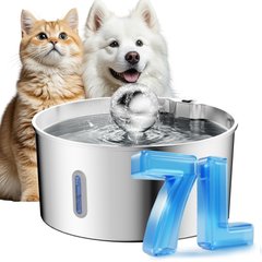 VIVIPAL Dog Water Fountain for Large Dogs, 7-L