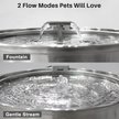 Show in main carousel: VIVIPAL Extra Stainless Steel Dual-Outlet Dog & Cat Fountain, 7-L slide 7 of 10