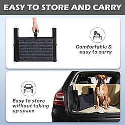 Heeyoo Dog Foldable Dog Car Ramp, 5-Step slide 2 of 8