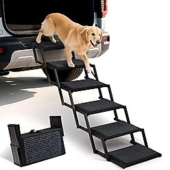 Heeyoo Dog Foldable Dog Car Ramp, 6-Step
