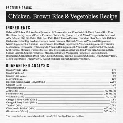 Show full view: American Journey Protein & Grains Large Breed Chicken, Brown Rice & Vegetables Recipe Dry Dog Food, 56-lb bundle slide 10 of 12