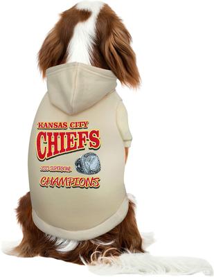 Show full view: Pets First Kansas City Chiefs Champions Dog Hoodie, X-Large slide 5 of 5