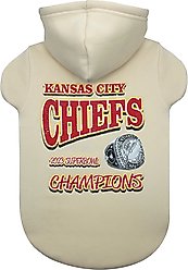 Pets First Kansas City Chiefs Champions Dog Hoodie, Medium