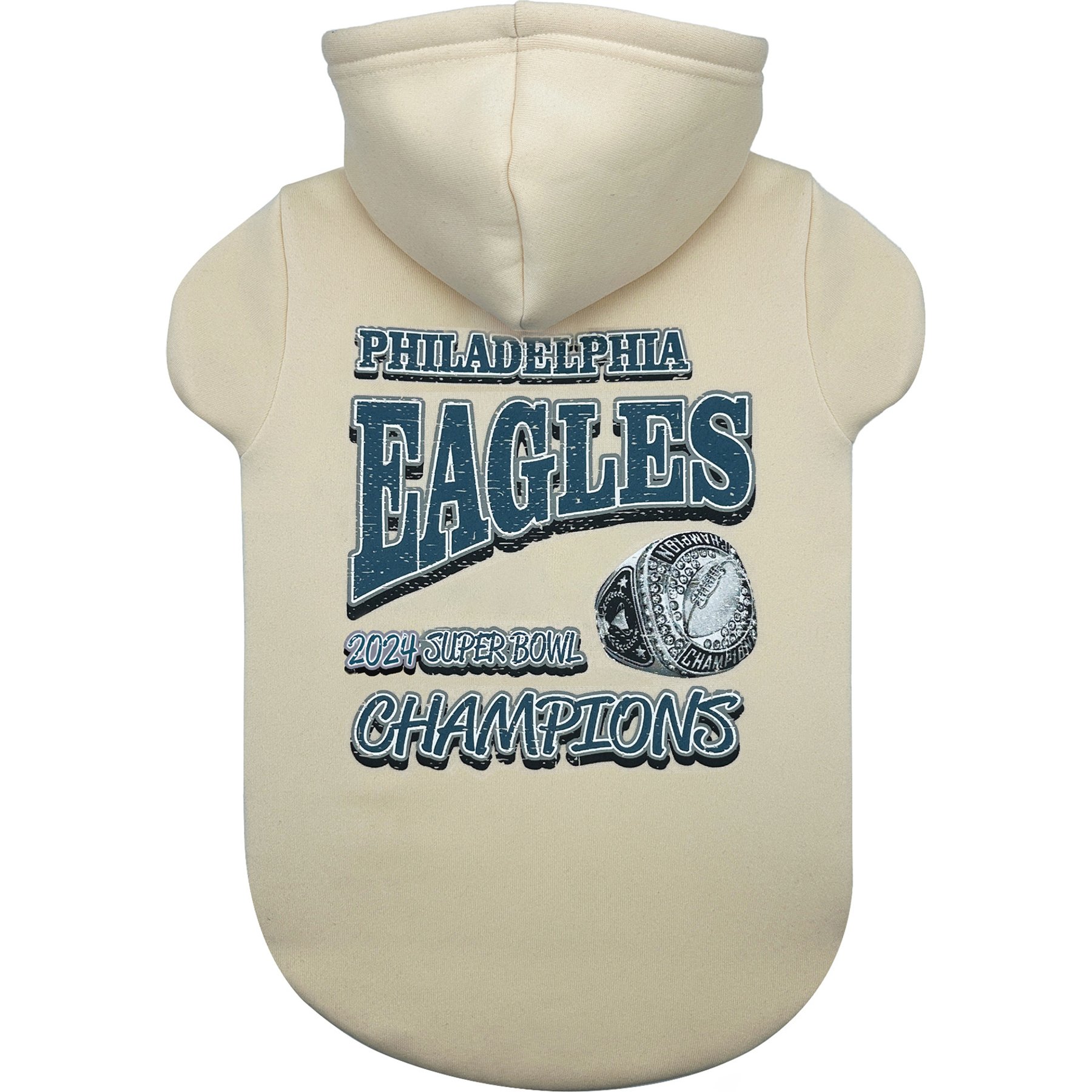 Pets First Philadelphia Eagles Champions Dog Hoodie, X-Large