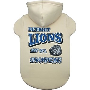 Pets First Detriot Lions Champions Dog Hoodie, X-Large