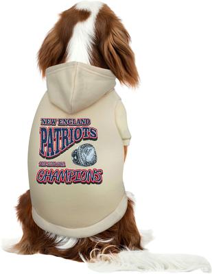 Show full view: Pets First New England Patriots Champions Dog Hoodie, Medium slide 5 of 5