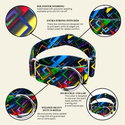 Show full view: Country Brook Petz HossFit Jr Memphis 90s Wide Martingale Dog Collar, X-Large slide 6 of 8