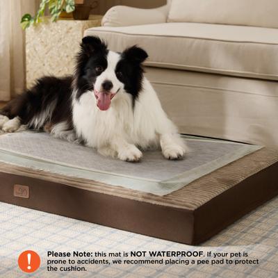 Show full view: Bedsure Orthopedic Dog Beds with Removable Machine Washable Cover, Brown, Large slide 2 of 9