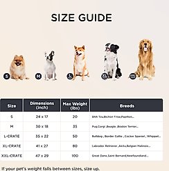 Bedsure Orthopedic Dog Beds with Removable Machine Washable Cover, Black, Large slide 2 of 7