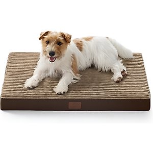 Bedsure Orthopedic Dog Beds with Removable Machine Washable Cover, Brown, Medium