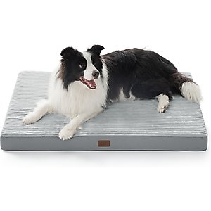 Bedsure Orthopedic Dog Beds with Removable Machine Washable Cover, Light Grey, X-Large