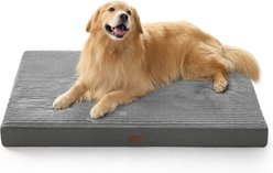 Bedsure Orthopedic Dog Crate Bed Mat with Removable Machine Washable Cover, Dark Grey, XX-Large