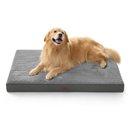 Bedsure Orthopedic Dog Beds with Removable Machine Washable Cover, Dark Grey, XX-Large
