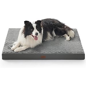 Bedsure Orthopedic Dog Beds with Removable Machine Washable Cover, Dark Grey, X-Large