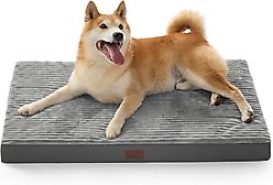 Bedsure Orthopedic Dog Beds with Removable Machine Washable Cover, Dark Grey, Large slide 1 of 7