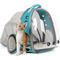 Show in main carousel: Halinfer Hard-Sided Space Capsule Astronaut Clear Bubble Window Airline-Approved Cat Backpack Carrier with Back Extension, 16.5 x 15 x 13-in, Green slide 1 of 6
