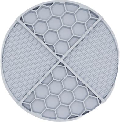 Show full view: Sassy Woof Silicone Dog Lick Mat, Grey slide 2 of 7