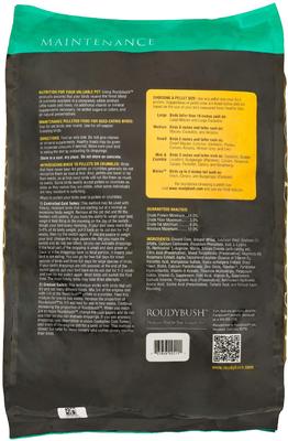Show full view: Roudybush Maintenance Mini Pellet Bird Food, 25-lb bag slide 2 of 2