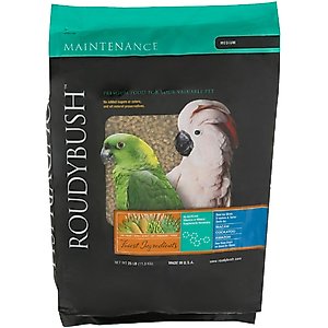 Roudybush Maintenance Medium Pellet Bird Food, 25-lb bag