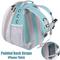 Show in main carousel: Halinfer Hard-Sided Space Capsule Astronaut Clear Bubble Window Airline-Approved Cat Backpack Carrier with Front Extension, 16.5 x 15 x 13-in, Green slide 4 of 6