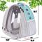 Show in main carousel: Halinfer Hard-Sided Space Capsule Astronaut Clear Bubble Window Airline-Approved Cat Backpack Carrier with Front Extension, 16.5 x 15 x 13-in, Green slide 2 of 6