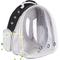 Show in main carousel: Halinfer Hard-Sided Space Capsule Astronaut Clear Bubble Window Airline-Approved Cat Backpack Carrier with Front Extension, 16.5 x 15 x 13-in, Black slide 1 of 7