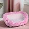 Show in main carousel: Halinfer Petal Elevated Cat Sofa Bed, Pink, Medium slide 7 of 10