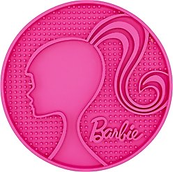 Sassy Woof Barbie Silicone Dog Lick Mat, Pink