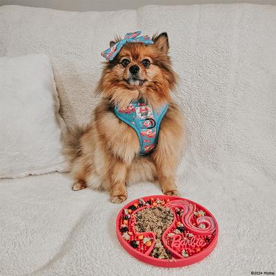 Show full view: Sassy Woof Barbie Silicone Dog Lick Mat, Pink slide 5 of 6