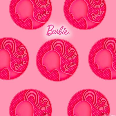 Show full view: Sassy Woof Barbie Silicone Dog Lick Mat, Pink slide 3 of 6