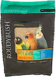 Roudybush Maintenance Mini Pellet Bird Food, 25-lb bag
